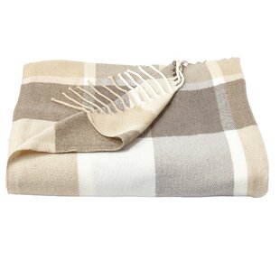 Grey and beige online blanket